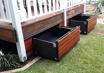 Deck Storage, Patio Deck Designs, Deck Designs Backyard, Patio Storage, Casa Patio, Casa Exterior, Deck Plans, Decks Backyard, Diy Deck