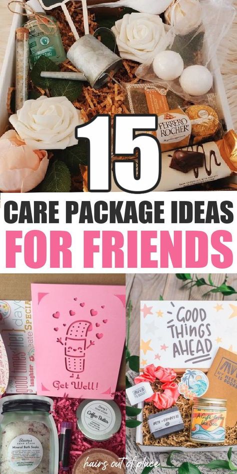 International Care Package Ideas, Coworker Care Package, Friendship Care Package Ideas, Best Friend Care Package Ideas, Diy Sympathy Gifts Basket Care Packages, Friend Package Ideas, Snack Care Package Ideas, Kindness Box Ideas, Comfort Baskets Care Packages