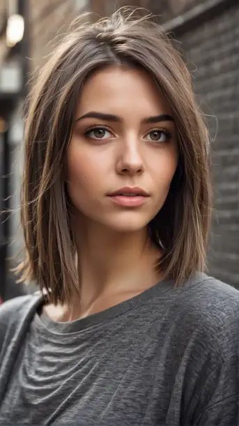 23 Effortless Style: Explore Top Low Maintenance Long Bob Haircuts Chic Hairstyle, Haircuts For Medium Length Hair, Thick Hair Cuts, Haircut Women, Bob Hairstyles For Thick, Chin Length Hair, Long Bob Haircuts, Short Hair Balayage, Long Bob Hairstyles