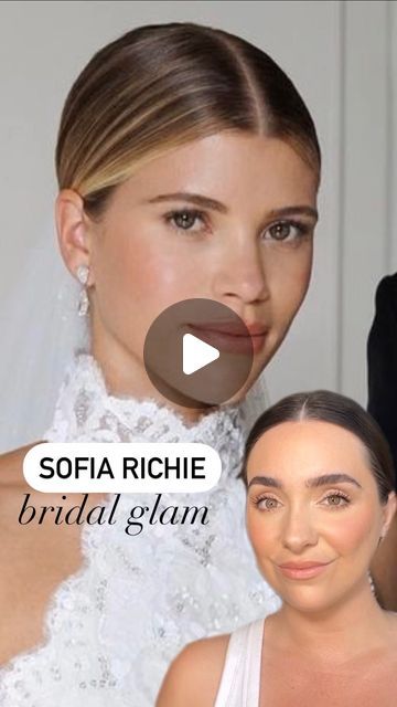 Megan Lombardi | Los Angeles on Instagram: "You already know I had to recreate this iconic bridal look on @sofiarichiegrainge by the queen @patidubroff 👑✨  Pati has said that working Sofia’s wedding was one of the highlights or her career, and easily working with Pati was one of the highlights of mine 🙏🏽 Pati has worked on so many legendary faces, with the most incredible artists and photographers and designers. She is a huge part of makeup history through the 90s/ 2000s and today- no one can do it like Pati. I’m so happy that Sofia was able to experience Pati’s magic on her wedding day!   ALL PRODUCTS LINKED ON STORIES! If you have any questions, fire away! 👇🏼  #makeup #makeupbypati #sofiarichie #sofiarichiewedding #bridalmakeup #bridalmakeupartist #losangelesmakeupartist #mua #makeu Nicole Richie Wedding Makeup, Sofia Richie Bridal Hair, Sophia Richie Bridal Makeup, Sofia Richie Bridal Makeup, No Makeup Look Wedding, No Makeup Bridal Makeup, Sophia Richie Wedding Makeup, Sophia Richie Wedding Hair, Sophia Richie Wedding Makeup Look