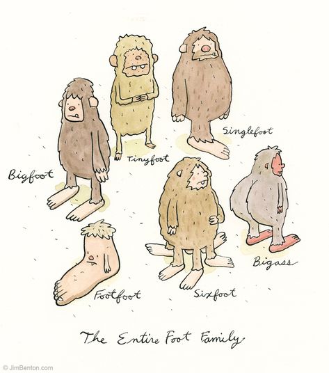 Bigfoot Drawing, Bigfoot Art, Feet Drawing, Finding Bigfoot, Bigfoot Sasquatch, Funny Drawings, Art Collage Wall, Animal Tattoos, Retro Art