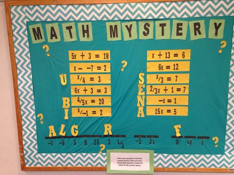 Math bulletin board made by Morgan V. General Secondary Methods Math Projects Highschool Ideas Bulletin Boards, Interactive Math Bulletin Boards, Fall Math Bulletin Boards, Math Bulletin Boards Middle School, Christmas Bulletin Board Ideas, Volume Math, High School Bulletin Boards, Holiday Bulletin Boards, Math Bulletin Boards