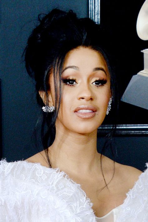 Cardi B Wavy Black Face-Framing Pieces, Updo Hairstyle | Steal Her Style Face Framing Pieces Updo, Long Face Framing Pieces, Long Face Framing, Face Framing Pieces, Framing Pieces, Steal Her Style, Dope Quotes, Celebrity Faces, Updo Hairstyle