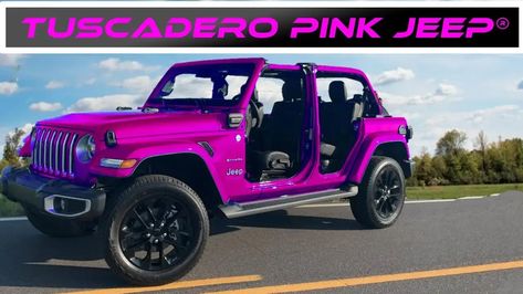 2024 Jeep Wrangler Offers Tuscadero Pink Color Option Returns for a Trendy Touch Pinky Tuscadero, Pink Jeep Wrangler, 70s Sitcoms, Pink Jeep, Happy Days, Modified Cars, Iconic Characters, Jeep Wrangler, Pink Color