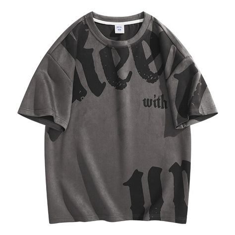 SAYO TOMASYON Ani Kang |summer Oversize Vintage T-shirt Men Printed Baggy Tees Fashion Korean Street Short Sleeved Tops Clothing Male Female Plus Size Dark Grey-Asian M Baggy Tshirt, Female Plus Size, Baggy Tee, Baggy Shirt, Baggy T-shirt, Baggy Tops, Clothing Male, Korean Street, Fashion Korean