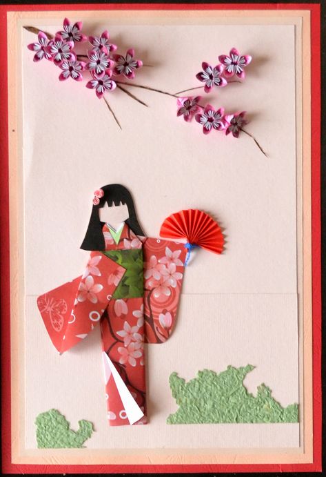 https://flic.kr/p/osxuzF | kimono origami 6 Fold Paper Airplane, Origami Girl, Kimono Origami, Paper Jet, Origami Doll, Origami Japanese, Diy For Beginners, Origami Cards, Asian Cards