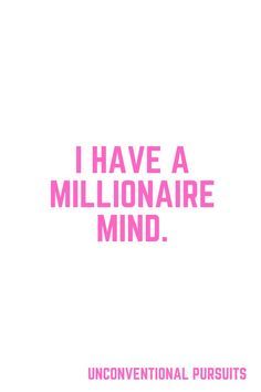 Money Quotes Hustle, Money Is Everything, Money Quote, Quotes Money, Quotes Affirmations, Millionaire Minds, Vision Board Affirmations, Vision Board Manifestation, Abundance Affirmations