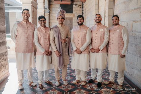 Mens Groomsmen Outfits, Indian Groomsmen Outfits, Groomsmen Dress, Waistcoat Designs, Indian Bridesmaid Dresses, Groom Dress Men, Nikah Dress, Indian Bridesmaids, Wedding Dresses Men Indian