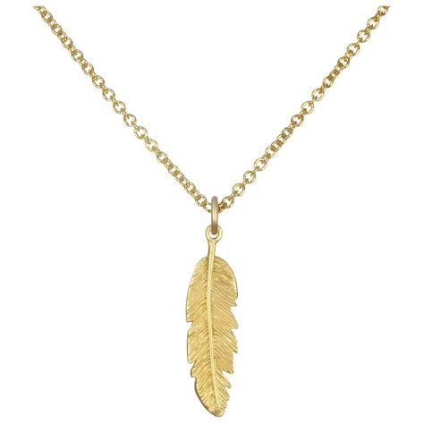 For light, trust and freedom this this 18K Green Gold Feather Charm Necklace looks great worn alone or layered with others. The cable chain is 16-18" adjustable. Large Feathers, Gold Feathers, Feather Charms, Modern Necklaces, Modern Pendant, Green Gold, Modern Jewelry, Cable Chain, Green And Gold