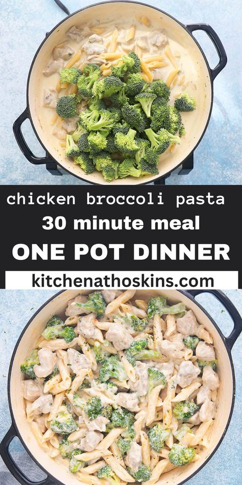 Easy Recipe With Broccoli, Broccoli Chicken Cheese Pasta, One Pot Chicken Broccoli Alfredo, Quick And Easy Chicken Broccoli Alfredo, Chicken Broccoli Alfredo Olive Garden, Chicken Broccoli Linguine, One Pot Alfredo Pasta Chicken, Chicken Pasta Recipes Easy Quick Dinner Fettuccine Alfredo, Chicken Broccoli Noodles Easy Recipes