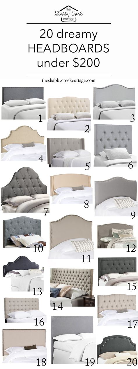 Love these headboards - gorgeous and on budget! Design Ložnic, Dekorasi Kamar Tidur, Headboard Designs, Bedroom Headboard, Master Bedrooms Decor, Easy Home Decor, Upholstered Headboard, Headboards, Cheap Home Decor