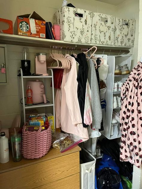 dorm organization  hacks storage bins dorm organization  aesthetic dorm organization  hacks standing shelves dorm organization  under bed dorm organization  hacks baskets dorm organization  closet College Dorm Storage Ideas, Organization Under Bed, Dorm Organization Hacks, Dorm Room Organization Ideas, College Dorm Storage, Dorm Room Closet, Dorm Closet, Organization Aesthetic, Uni Student