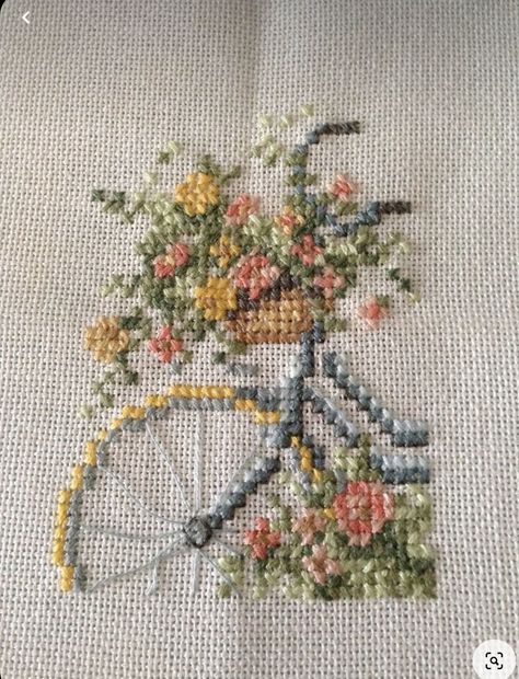 Vintage Cross Stitch Patterns Flowers, Cross Stitch Patterns Free Disney, Vintage Cross Stitch Patterns, Cross Stitch Floral, Unique Cross Stitch, Floral Cross Stitch Pattern, Vintage Cross Stitch Pattern, Tiny Cross Stitch, Cross Stitch Landscape