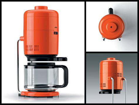 Core77 / Flotspotting: Richard Wilson Boldly Redesigns a Braun Classic Braun Coffee Maker, Coffe Maker, Braun Dieter Rams, Richard Wilson, Braun Design, Dieter Rams, Arte Robot, Coffee Brewer, Machine Design