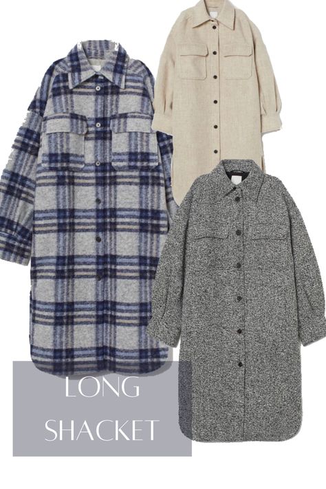 Shirt Jacket Outfit, Long Shacket, Fall 23, Cut Shirt, Grey Plaid, Wide Sleeves, Cut Shirts, Long Shirt, Winter Outfit