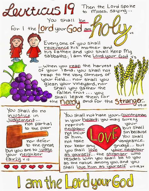 Doodle Through The Bible: Leviticus 19 Illustrated Faith Journal entry for Good Morning Girls (GMG) Bible Study, Free PDF Coloring page link at the website Leviticus Bible Study, Leviticus 19, Doodle Bible, Bible Doodles, Bible Proverbs, Good Morning Girls, Faith Journal, Book Of Proverbs, Bible Study Help