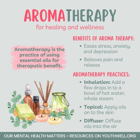 Experience the healing benefits of aromatherapy for stress relief, relaxation, and overall wellness this Sunday! #youthwell #santabarbara #santabarbaracounty #mentalhealthawareness #ourmentalhealthmatters #selfcaresunday #aromatherapy Relaxing Essential Oils, Essential Oils Guide, Mental Health Matters, Mental Health Awareness, Oil Diffuser, Aromatherapy, Self Care, Relaxation, Essential Oils