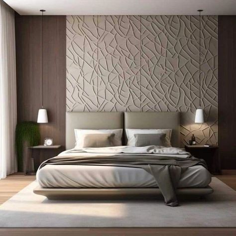 Elegant bedroom design ✨️✨️👌 . . . . . . #bedroomdecor #bedroomdesign #bedroominterior #bedroomdecoration #homedesignsdworld #reeelitfeelit #bedroomgoals #interiordecoratingideas #explorepage #interiordesign #interior #beforeandafter #homedecor Pvc Wall Design, Pvc Wall Panels Bedroom, 3d Wall Panel Design, Bedroom Designs India, Wall Panel Designs, Kitchen Wall Tiles Design, Wpc Wall Panel, Elegant Bedroom Design, Wall Panels Bedroom