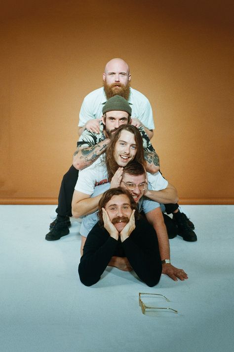 Cover story: IDLES - We're all in this together Band Photoshoot, Concert Poster Design, Silly Bands, Band Photography, Band Wallpapers, Band Pictures, Cover Story, French Girls, Band Photos