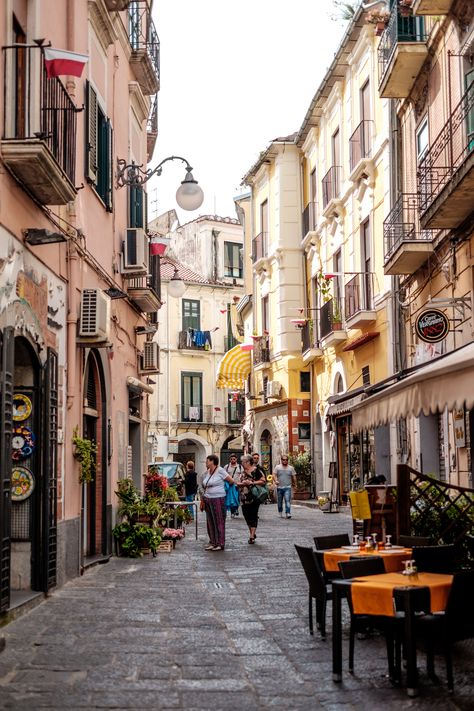 vietri sul mare Italian Neighborhood Aesthetic, Italy Coast, Amalfi Coast Travel, Best Of Italy, Living In Italy, Colorful City, Italy Aesthetic, Naples Italy, Italian Summer