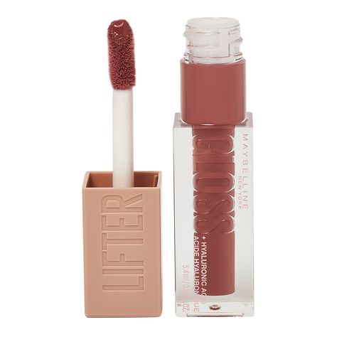 Maybelline Gloss, Lifter Gloss, Tinted Lip Gloss, A Line Evening Dress, Glossy Lips, Maquillaje Natural, Beauty Items, Makeup Trends, Lip Tint