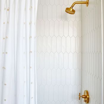 Blue Picket Tiles Design Ideas Picket Tile Tub Surround, Vertical Picket Tile Backsplash, Herringbone Shower Floor, Picket Tile, Tile Shower Niche, Tile Walk In Shower, Tile Tub Surround, Marble Herringbone, Shower Backsplash