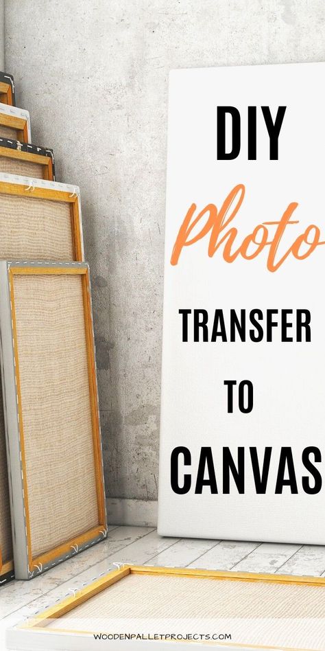 Diy Photo Transfer, Canvas Photo Transfer, Transfer Images To Wood, Diy Photo Projects, Diy Canvas Photo, Photo Collage Diy, Canvas Collage, Canvas Diy, Easy Diy Decor