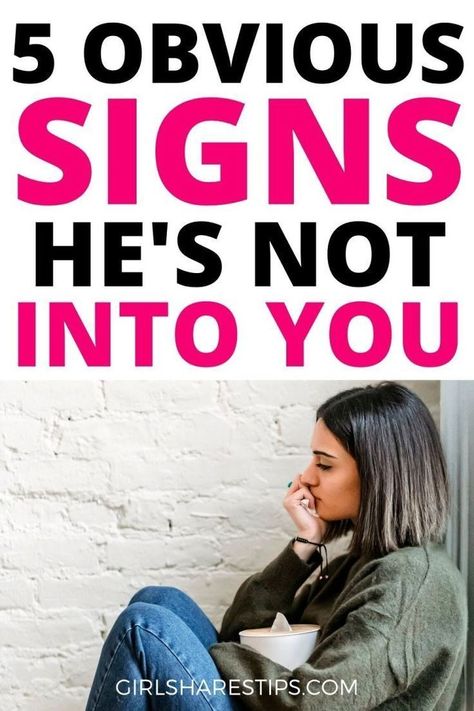 5 Obvious Signs He's Not Into You Check out the Link for More Information on Healthy Relationships. How To Make A Guy Interested In You, Signs He's Not Into You, How To Tell If A Guy Likes You Signs Tik Tok, How To Get The Guy You Like, Signs Hes Not Into You Anymore, How To Ask A Guy If He Likes You, How To Stop Obsessing Over A Guy, How To Make Him Like You Over Text, How To Say I Like You Without Saying It