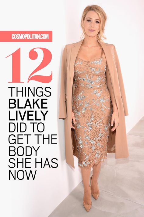 12 Things Blake Lively Did to Get the Body She Has Now- Cosmopolitan.com Blake Lively Beauty, Blake Lively Workout Routine, Blake Lively Casual, Blake Lively Body, Don Saladino, Blake Lively Outfits, Blake Lively Hair, Celebrity Workouts, Blake Lively Family