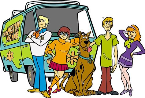 Double take: Turman's van looks extremely similar to the Hanna-Barbera cartoon from the 1960s Happy Birthday Julia, Scooby Doo Mystery Inc, Scooby Doo Images, Scooby Doo Mystery Incorporated, Hanna Barbera Cartoons, Scooby Doo Mystery, Daphne Blake, Morning Cartoon, Family Cartoon