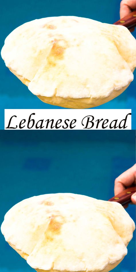 Middle Eastern Pita Bread Recipe, Authentic Pita Bread, Middle Eastern Flat Bread Recipe, Lebanese Bread Ideas, Authentic Pita Bread Recipe, Lebanese Party Food, Lebanese Flat Bread Recipe, Middle Eastern Bread Recipes, Authentic Lebanese Recipes