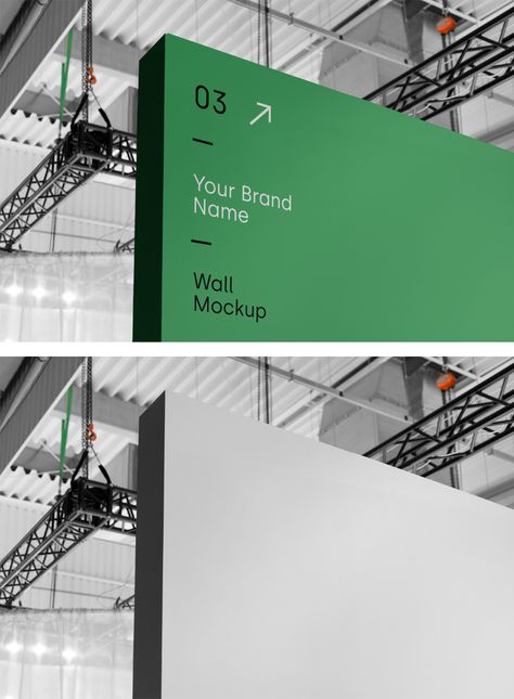 Wall Mockup — Mr.Mockup | Graphic Design Freebies Mockup Graphic Design, Branding Mockups Free, Mockup Free Psd Download, Interior Branding, Free Assets, Graphic Design Freebies, Free Logo Mockup, Billboard Mockup, Logo Game