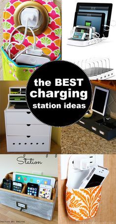 The BEST charging station ideas! Technology Station Home, Gadget Charging Station, Rv Charging Station Ideas, Office Desk Charging Station, Diy Charging Station Ideas Dollar Stores, Kids Charging Station Ideas, Family Charging Station Ideas, Hidden Charging Station Ideas, Diy Charger Station