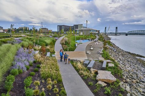 Vancouver Waterfront Master Plan + Park | PWL Partnership Waterfront Landscape Architecture, Waterfront Park Design, Riverfront Park Spokane, Plan Park, Waterfront Design, Waterfront Architecture, Riverfront Park, Linear Park, Urban Landscape Design