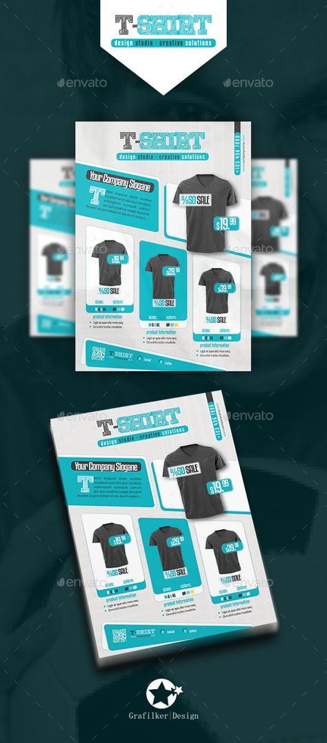 TShirt Flyer Templates — InDesign INDD #flyer #shirt flyer • Available here → https://graphicriver.net/item/tshirt-flyer-/3050621?ref=pxcr Tshirt Flyer Design, Tshirt Catalog Design, T Shirt Poster Design Ideas, T Shirt Flyer Design, Clothing Catalog Design, T Shirt Poster Design, Clothing Flyer Design, T Shirt Poster, Tshirt Poster