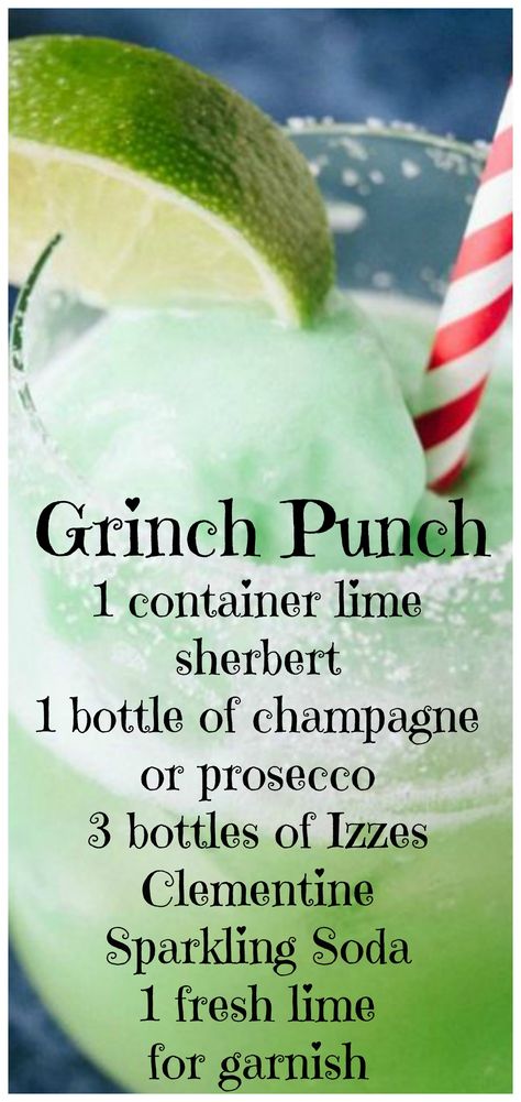 Grinch Punch Recipe The Grinch Punch Alcohol, Grinch Mimosa Recipe, Grinchmas Brunch, Grinch Punch Cocktail, Grinch Mimosa, The Grinch Cocktail Recipe, Grinch Punch Recipe, Green Punch Recipes, Grinch Cocktail