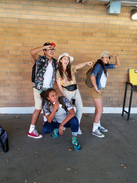 Tacky Tourist spirit day Tacky Tourist Outfit For Kids, Tourist Outfit Spirit Week Kids, Tourist Spirit Day, Tourist Day Spirit Week, Tacky Tourist Outfit Spirit Weeks, Tacky Tourist Day, Tacky Tourist Outfit, Tourist Outfit Spirit Week, Tacky Tourist Costume