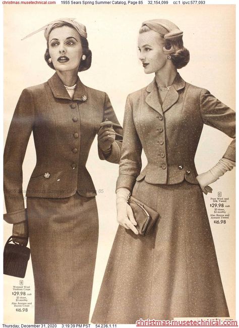 Vera Claythorne, Plum Suit, Sewn Clothes, Wardrobe List, Dreamy Wardrobe, 1950 Women, 1950s Woman, 1950s Fashion Women, 50's Fashion