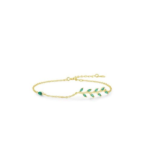 PRICES MAY VARY. 【Perfect Design】Our emerald branch and leaf bracelet is a delicate bracelet, elegant and interesting, conveying good wishes, and good luck will come quietly. Pairs with any outfit, from casual to formal 【HIGH QUALITY MATERIAL】Made of High Quality 14K Gold - Our leaf bracelet is made of high quality emerald stones, high polished surface, smooth and comfortable. Prevent allergies. You can wear it with confidence. 【Product size】This bracelet gem 2.5mm*4.5mm (0.1 inch*0.18 inch), le Twig Branch, Emerald Bracelet, Leaf Bracelet, Dainty Bracelet, Plain Bands, Stackable Bracelets, Dainty Bracelets, Green Crystal, Emerald Stone