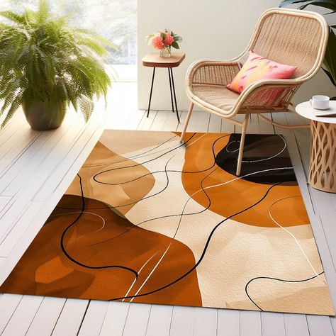 Large Kitchen Rugs, Corridor Runner, Rug Modern, Boho Dekor, Large Kitchen, Modern Rug, Brown Rug, Rug Boho, Kitchen Rug