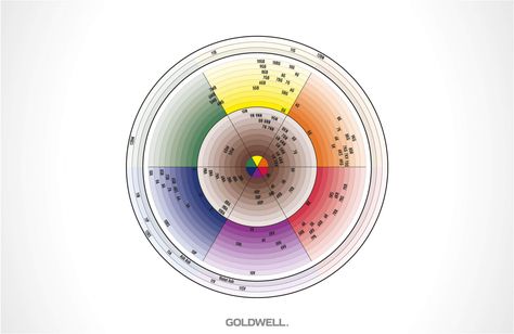 Goldwell Goldwell Color Circle Yellow Hair Color, Hair Science, Color Circle, Storing Cookies, Shades Of Blonde, Yellow Hair, Inner Circle, Color Wheel, Color Theory