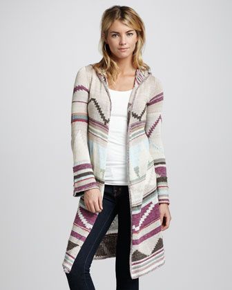 Lima Printed Cardigan at CUSP. Southwest Boho, Free People Summer, Duster Cardigan Sweater, Free People Jacket, Duster Cardigan, Boho Patterns, Printed Cardigan, Aztec Print, Cardigan Tops