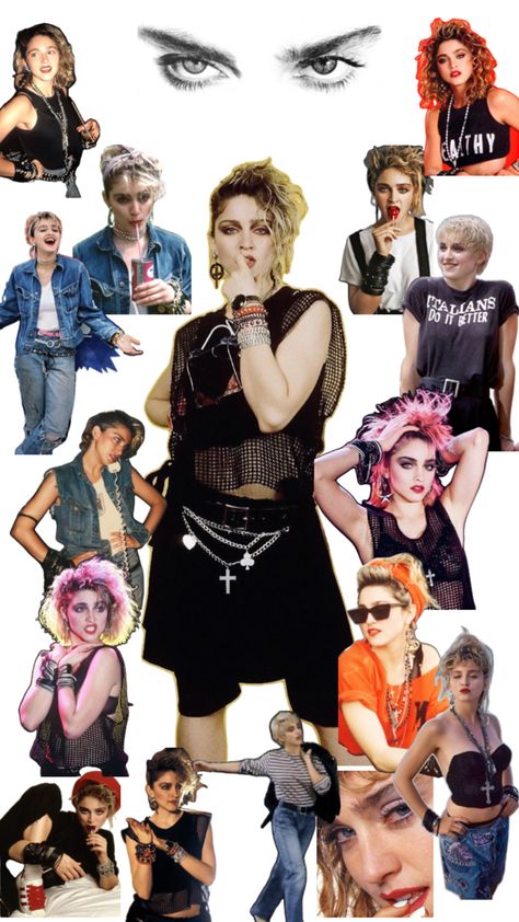 Madonna Fashion Outfits, Madonna 1980s Fashion, 90s Madonna Outfit, Madonna Outfits 80s, 80s Horror Fashion, Madonna Inspired Outfits, 80s Glam Rock Fashion Women, 80s Iconic Outfits, Madona Outfit 80s