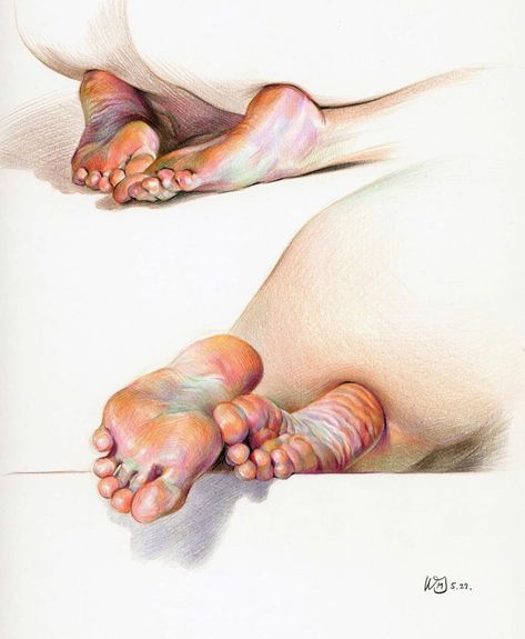 Drawings by @willeys_art Feet Drawing, Skull Art Drawing, Color Drawing Art, 3d Art Drawing, Human Anatomy Art, Drawing Studies, Figure Sketching, A Level Art, Anatomy Art