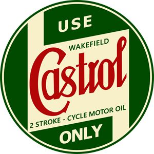 Castrol Oil, Castor Bean, Schrift Design, Old Garage, Old Gas Stations, Old Logo, Garage Art, Vintage Tin Signs, Old Signs