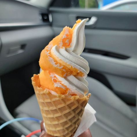 @reginaldvanhelm shared a photo on Instagram: “Orange sorbet + vanilla soft serve 🥰 . . . . . . #treats #summerdiet #icecream #snacktime #Creamsicle” • May 24, 2022 at 7:47pm UTC Vanilla Soft Serve, Orange Sorbet, Summer Diet, Soft Serve, Snack Time, Waffles, A Photo, Vanilla, Ice Cream