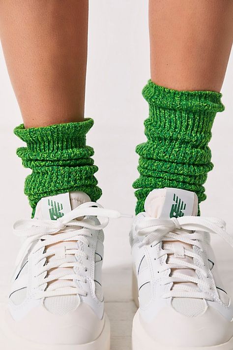 Colored Socks Outfit, Colorful Socks Outfit Women, Color Socks Outfit, Socks Aesthetic Photography, Cool Socks Aesthetic, Slouchy Socks Outfit, Slides With Socks Outfit, Sock Photography, Socks Styling