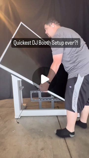 Dj Booth Portable, Mobile Dj Booth, Diy Dj Booth Dj Setup, Diy Dj Booth Cardboard, Dj Setup Wedding, Dj Booth Design Dj Setup, Diy Dj Booth, Dj Booth Ideas, Dj Studio