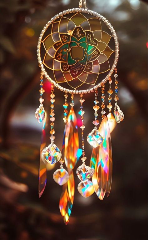 Dream Catcher Wallpaper Iphone, Crystal Suncatchers Diy, Wall Charm, Suncatcher Diy, Regnul Animal, Dreamcatcher Wallpaper, Dream Catcher Art, Fairy Wallpaper, Circular Frame