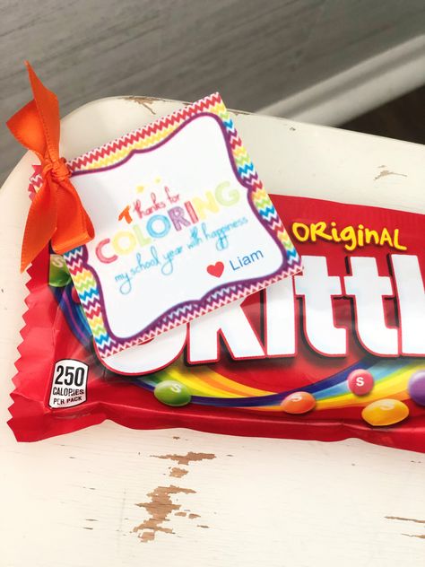 Skittles Gift, Teacher Appreciation Gift Ideas, Appreciation Gift Ideas, Volunteer Gifts, Teacher Appreciation Gift, Children's Ministry, Appreciation Gifts, Teacher Appreciation Gifts, Teacher Gift